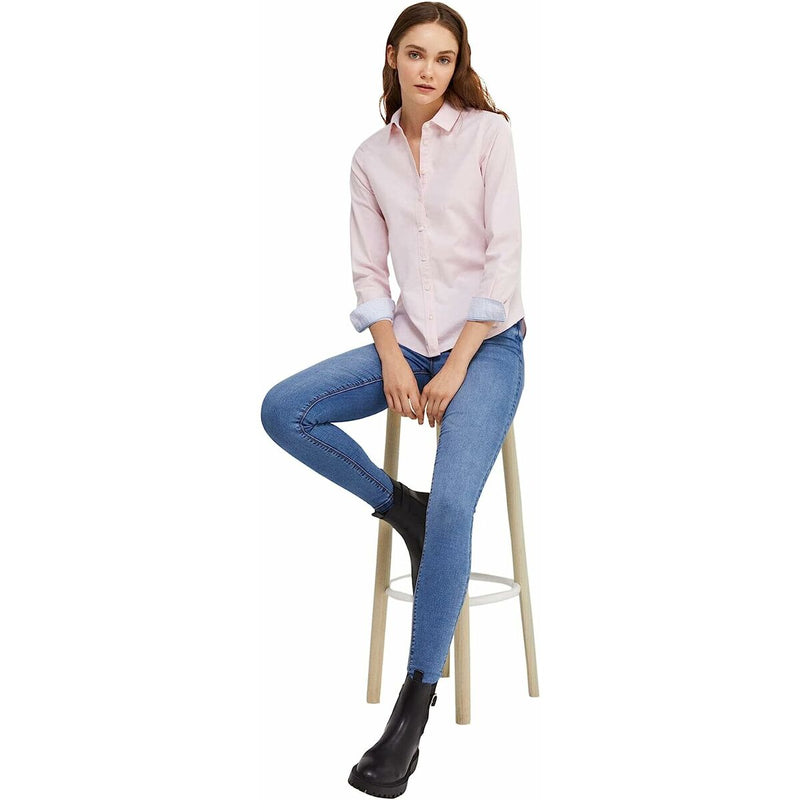 Damen Langarm-Hemd Springfield Rosa 36 (Restauriert A)