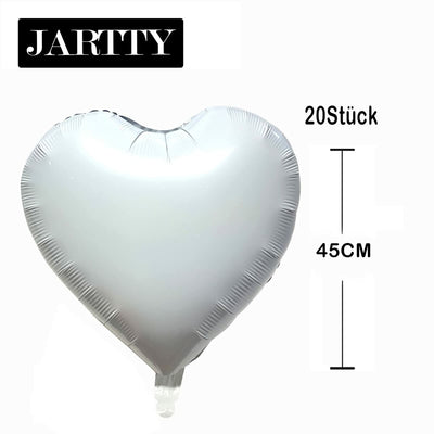 Palloncini 45 cm Cuore Bianco (Ricondizionati A)