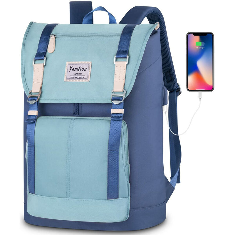 Zaino per Portatile Azzurro (Ricondizionati B)