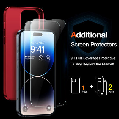 Case Tempered Glass Screen Protector Resistant (Refurbished A)