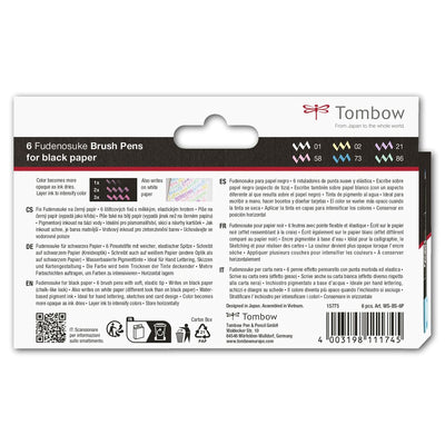 Set di Pennarelli Tombow WS-BS-6P Nero Bianco (Ricondizionati A+)