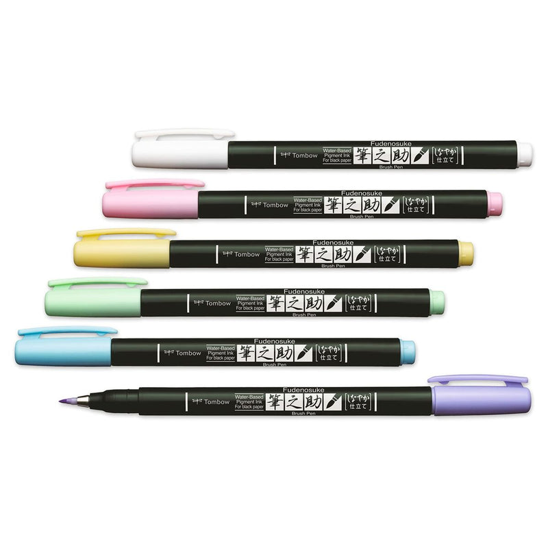 Marker-Set Tombow WS-BS-6P Schwarz Weiß (Restauriert A+)