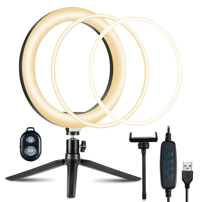 Selfie Ring Light with Tripod and Remote VTBH472AB (Refurbished B)