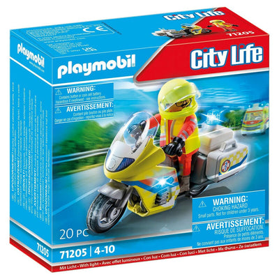 Jeu de Véhicules Playmobil Motocyclette 20 Pièces (Reconditionné A+)