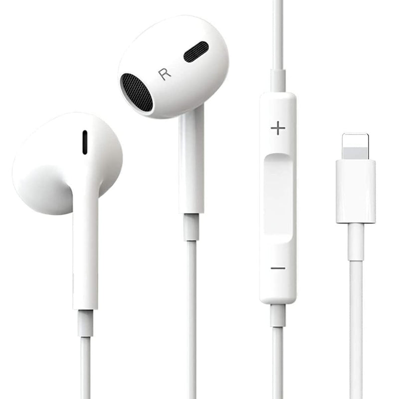 Auriculares Blanco Alámbrico iPhone (Reacondicionado B)