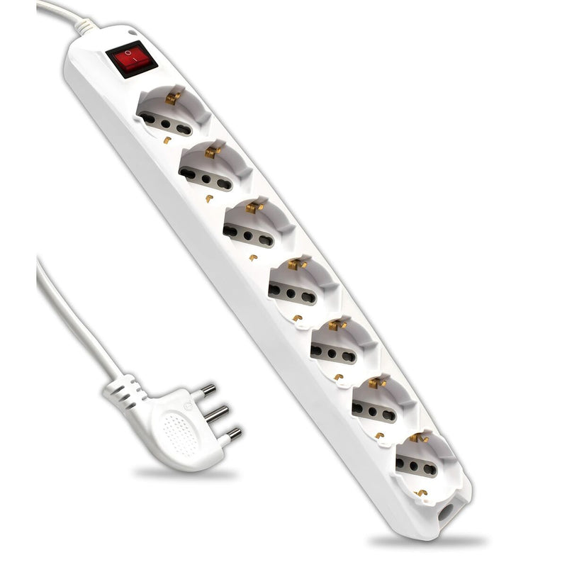 Power Socket - 7 Sockets with Switch V-Tac White (Refurbished B)