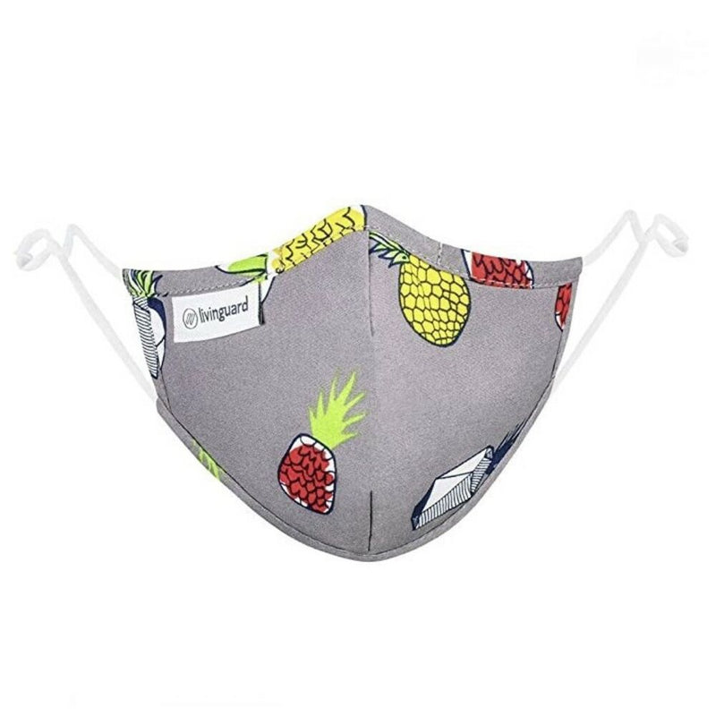 Masque en tissu réutilisable FM-4-NV-LO-KP6-XS-IN Gris 4-6 ans (Reconditionné A+)