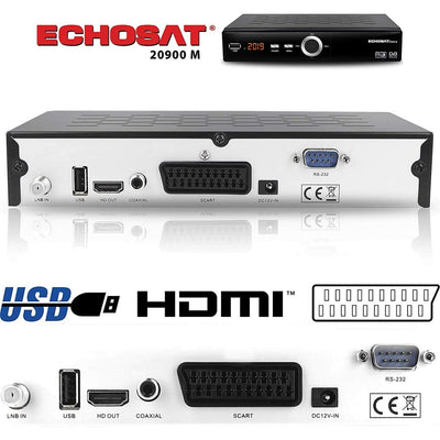 Récepteur Satellite HD-LINE Echosat 20900PRO (Reconditionné A)