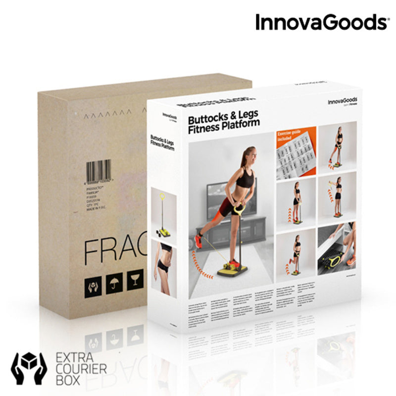 Plataforma Vibratoria de Entrenamiento con Accesorios y Guía de Ejercicios InnovaGoods IG117209 (Reacondicionado A)