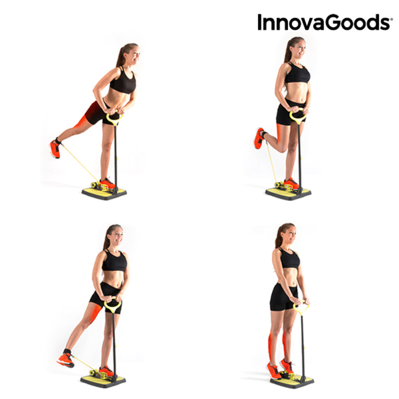 Plataforma Vibratoria de Entrenamiento con Accesorios y Guía de Ejercicios InnovaGoods IG117209 (Reacondicionado A)