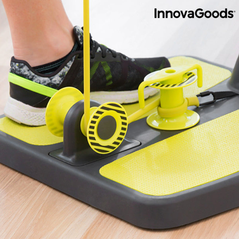 Plataforma Vibratoria de Entrenamiento con Accesorios y Guía de Ejercicios InnovaGoods IG117209 (Reacondicionado A)