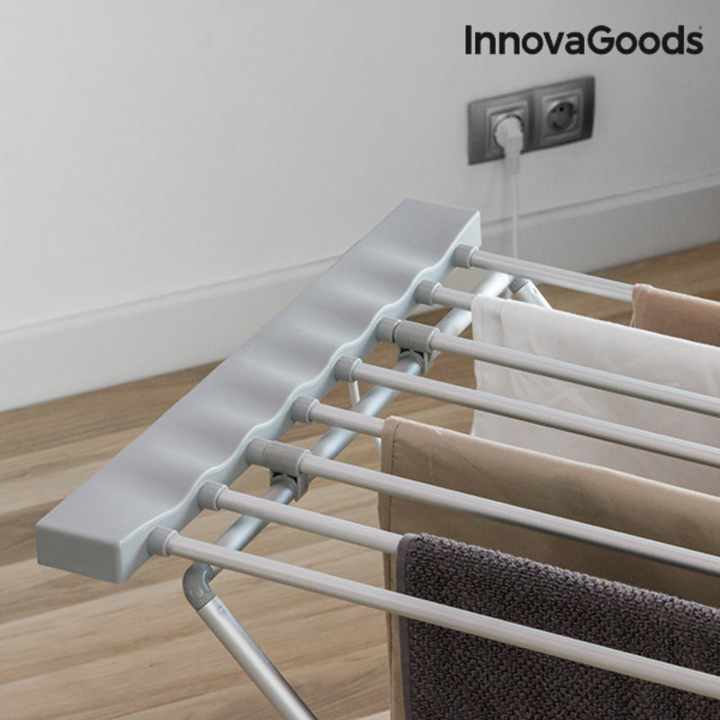 Corde à linge électrique pliante InnovaGoods IG114376 Argenté Aluminium (Reconditionné B)