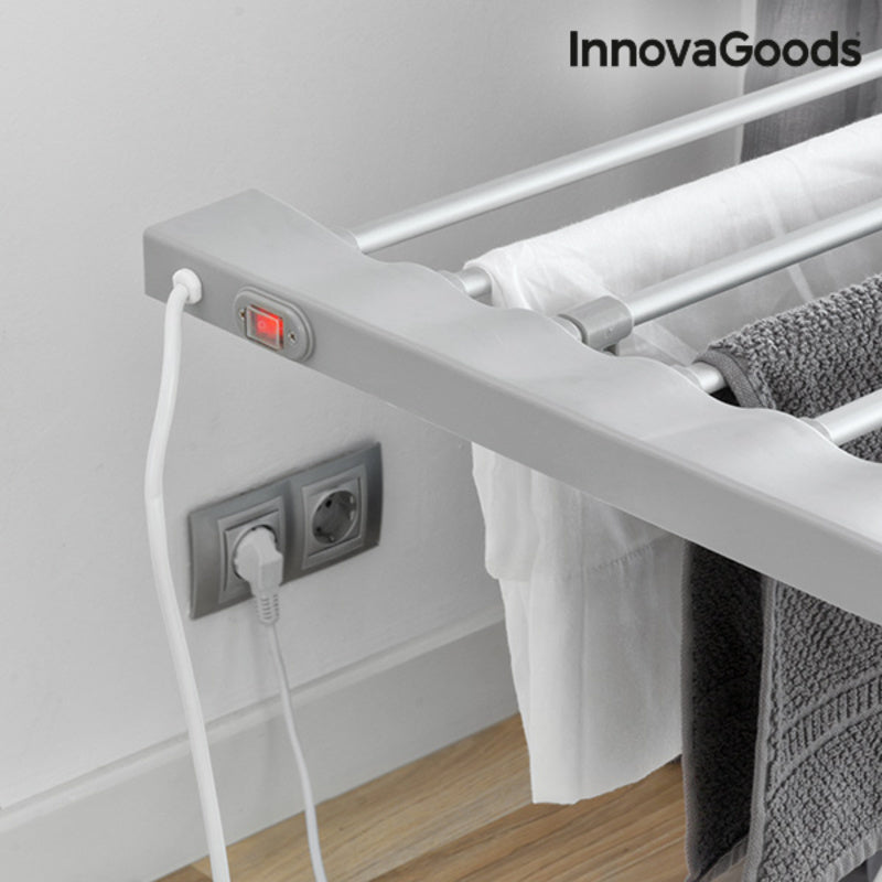 Folding Electric Clothesline InnovaGoods IG114376 Silver Aluminium (Refurbished B)