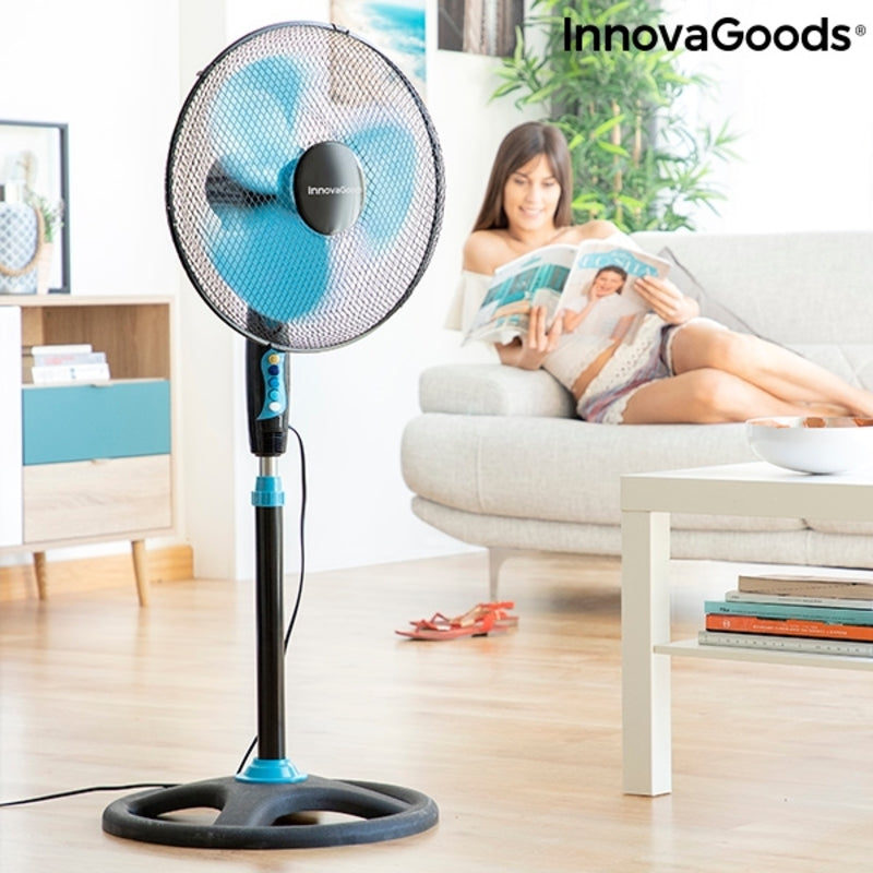 Ventilateur sur Pied InnovaGoods Pedestal Fan Ø 40 cm 50W 50 W (Reconditionné C)