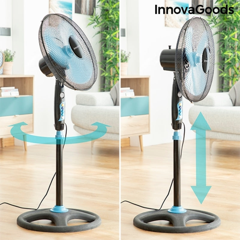 Ventilateur sur Pied InnovaGoods Pedestal Fan Ø 40 cm 50W 50 W (Reconditionné C)