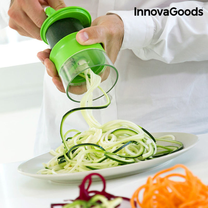 Cortador de Verduras en Espiral 3 en 1 InnovaGoods IG117919 blanco, verde (Reacondicionado A+)