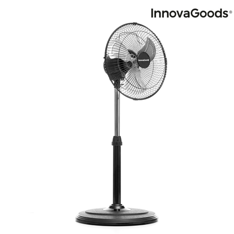 Ventilateur sur Pied InnovaGoods IG814236 Noir 60 W (Reconditionné A)