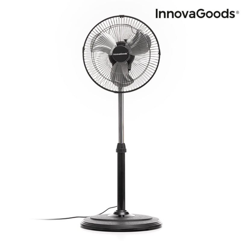 Ventilateur sur Pied InnovaGoods IG814236 Noir 60 W (Reconditionné A)