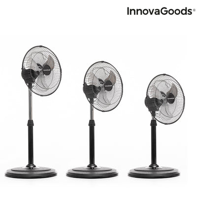 Ventilateur sur Pied InnovaGoods IG814236 Noir 60 W (Reconditionné A)