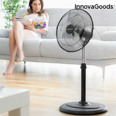 Ventilateur sur Pied InnovaGoods IG814236 Noir 60 W (Reconditionné A)