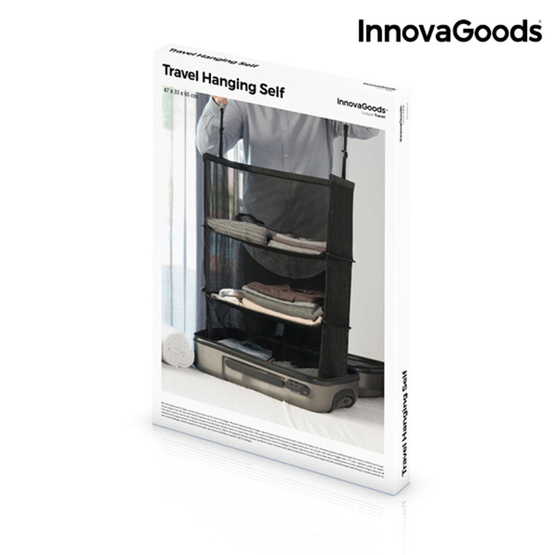 Etagère de rangement pliable portative pour bagages InnovaGoods IG813055 (Reconditionné A)