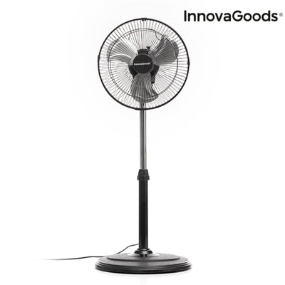 Freistehender Ventilator InnovaGoods IG814236 Schwarz 60 W (Restauriert C)