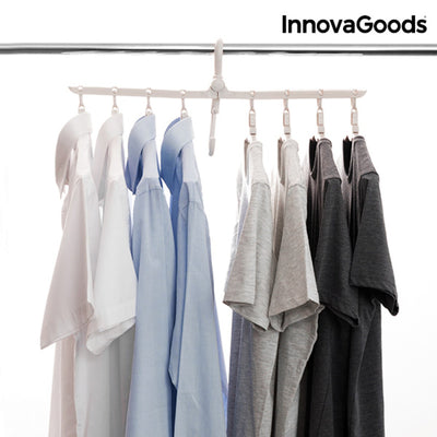 Set of Clothes Hangers InnovaGoods White 8in1 (Refurbished B)