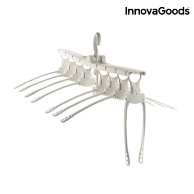 Set of Clothes Hangers InnovaGoods White 8in1 (Refurbished B)