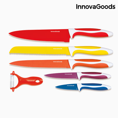 Knife Set InnovaGoods IG114918 Stainless steel 6 Pieces (Refurbished C)