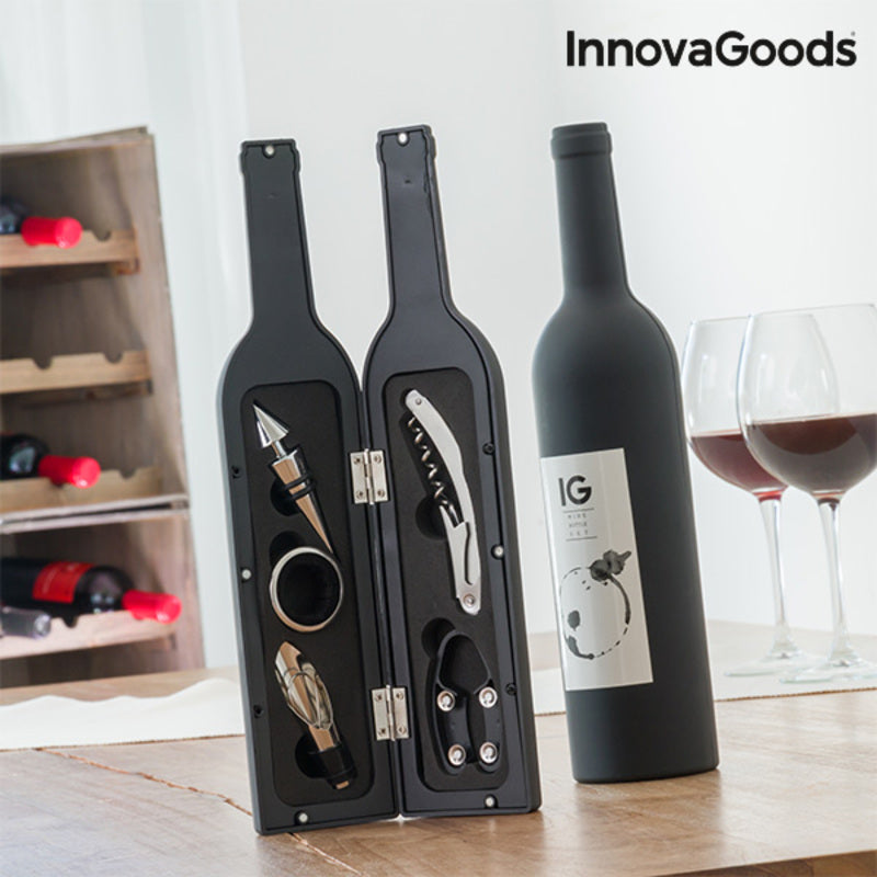 Estuche de Vino Botella InnovaGoods IG114260 Acero Inoxidable (Reacondicionado C)