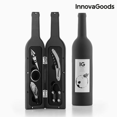 Estuche de Vino Botella InnovaGoods IG114260 Acero Inoxidable (Reacondicionado C)