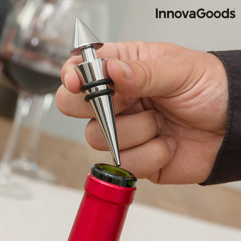 Estuche de Vino Botella InnovaGoods IG114260 Acero Inoxidable (Reacondicionado C)