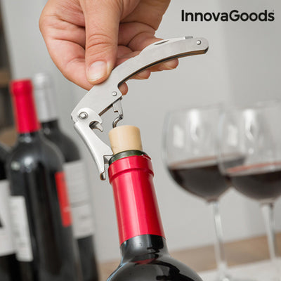 Estuche de Vino Botella InnovaGoods IG114260 Acero Inoxidable (Reacondicionado C)