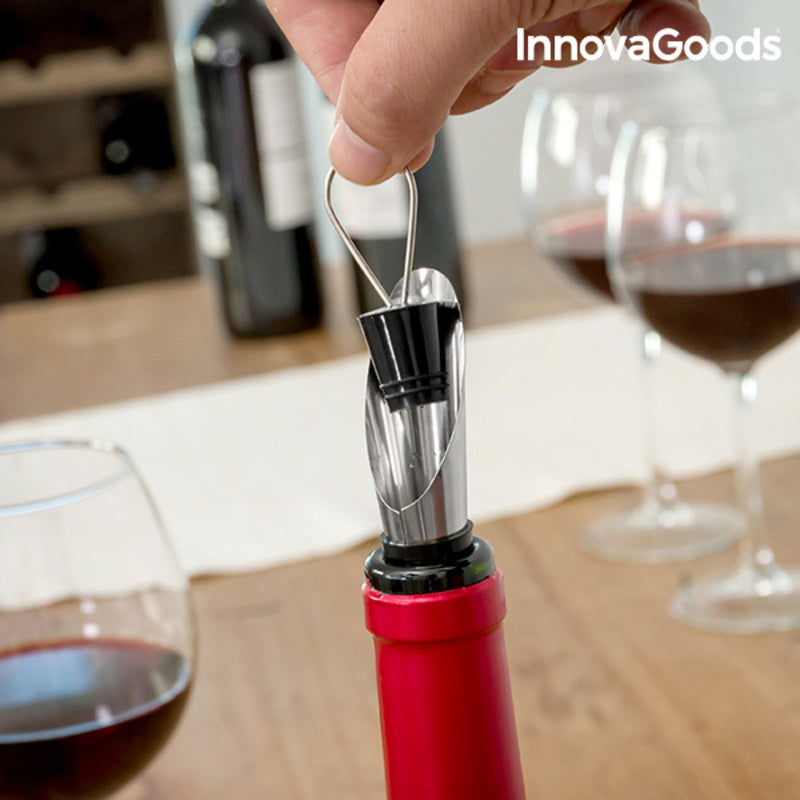 Estuche de Vino Botella InnovaGoods IG114260 Acero Inoxidable (Reacondicionado C)