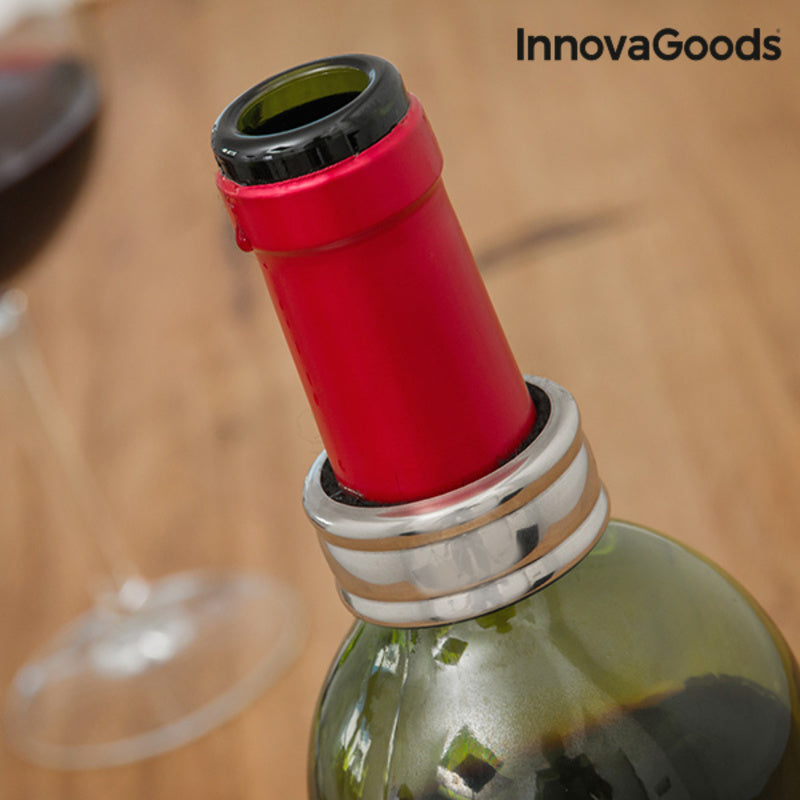 Estuche de Vino Botella InnovaGoods IG114260 Acero Inoxidable (Reacondicionado C)