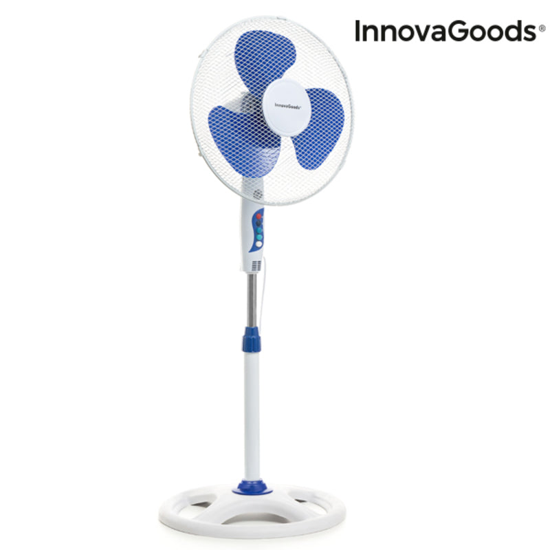 Freistehender Ventilator InnovaGoods Blau 50 W (Restauriert A)