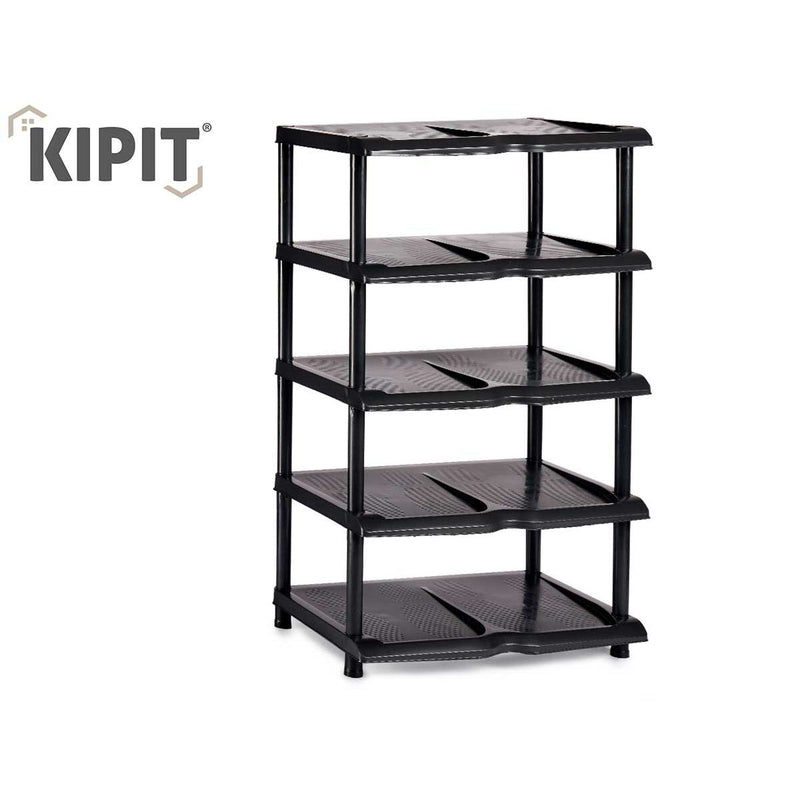 Shoe Rack Black Plastic (Refurbished B)