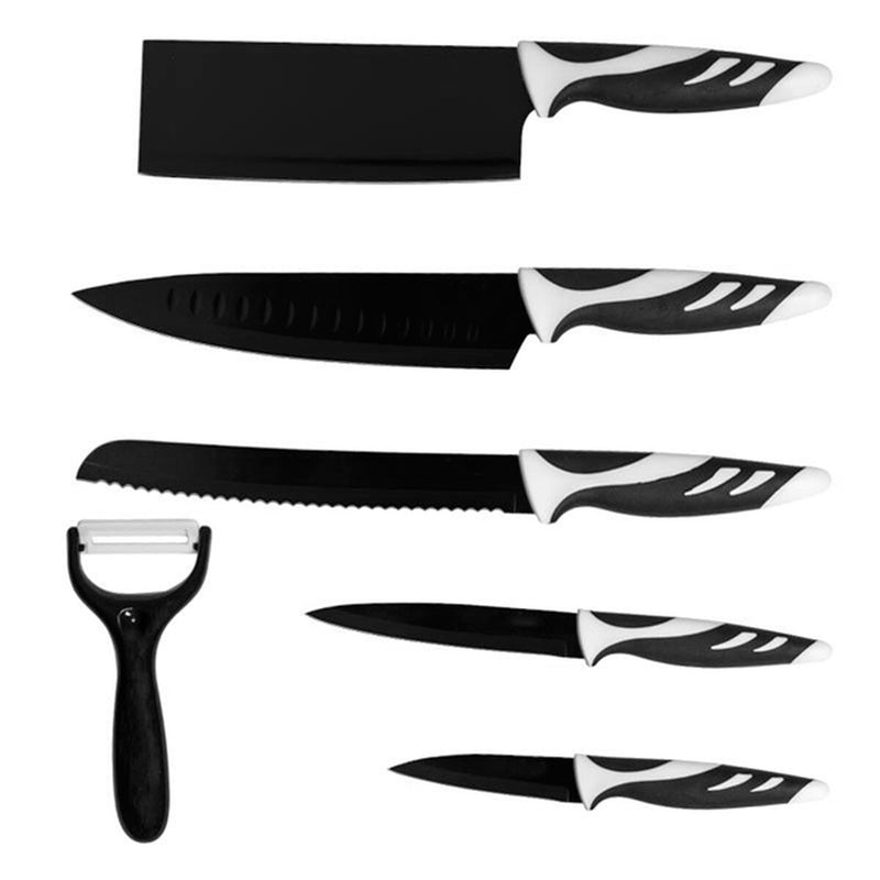 Table knife Cecotec Swiss Chef Black 6 Pieces (Refurbished B)