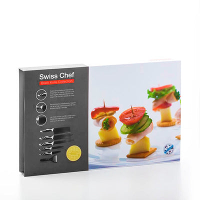 Tischmesser Cecotec Swiss Chef Schwarz 6 Stücke (Restauriert B)