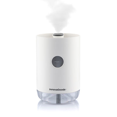 Humidificador Ultrasónico Recargable Vaupure InnovaGoods Blanco (Reacondicionado B)