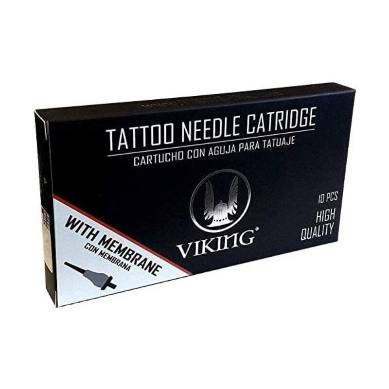 Aguja Viking-Ink 5 ROUND MAGNUM 0.30mm Tatuajes (10 uds) (Reacondicionado A+)