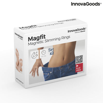 Magnetringe zum Abnehmen Magfit InnovaGoods Silikon Packung mit 2 Einheiten (Restauriert A+)