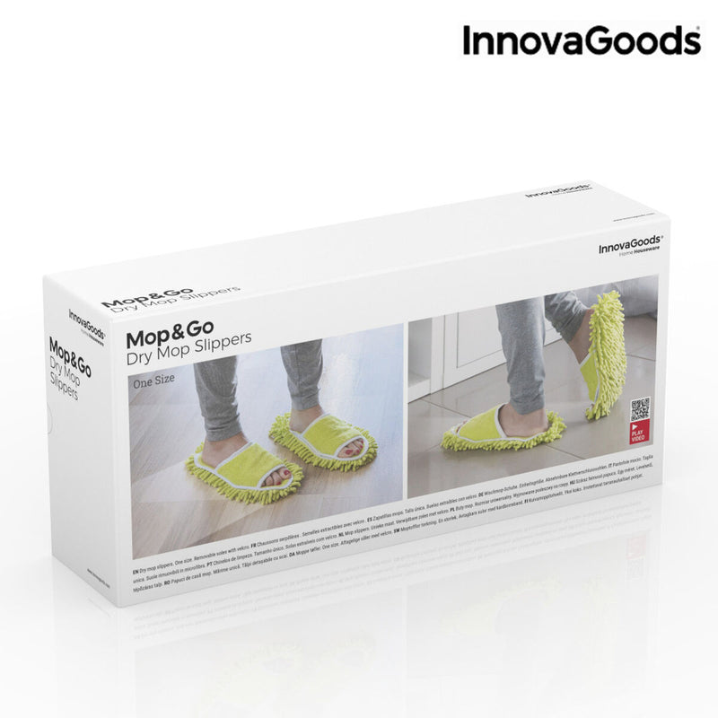 Pantofole Mocio InnovaGoods V0100918 Verde (Ricondizionati A)